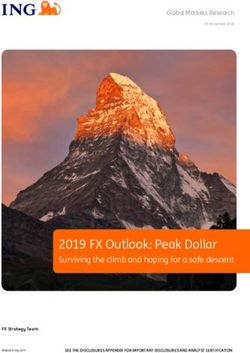 2019 FX Outlook: Peak Dollar - Surviving the climb and hoping for a safe descent - Global Markets Research - ING Global Markets Research