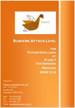 BUSHFIRE ATTACK LEVEL - FOR FUTURE DWELLINGS AT STAGE 7 THE GARDENS MEDOWIE