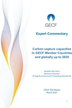 Expert Commentary Carbon capture capacities in GECF Member Countries and globally up to 2030
