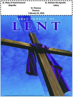 ST.MARYOFGOODCOUNSEL ST.ANDREWTHEAPOSTLE MAYVILLE LEROY ST. THERESA THERESA - FEBRUARY 21, 2021