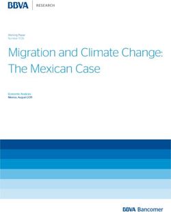 Migration and Climate Change: The Mexican Case