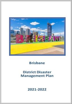 Brisbane District Disaster Management Plan 2021-2022