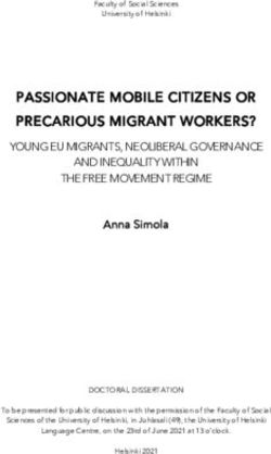 PPASSIONATE MOBILE CITIZENS OR PRECARIOUS MIGRANT WORKERS?