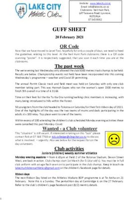 GUFF SHEET - Lake City Athletic Club