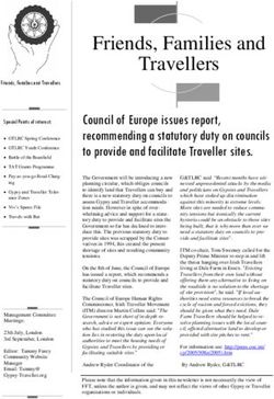 Friends, Families and Travellers - Council of Europe issues report, recommending a statutory duty on councils to provide and facilitate Traveller ...
