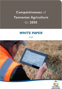 For 2050 WHITE PAPER Competitiveness of