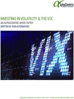 INVESTING IN VOLATILITY & THE VIX - AN ALPHACENTRIC WHITE PAPER WRITTEN BY RCM ALTERNATIVES - AlphaCentric Funds