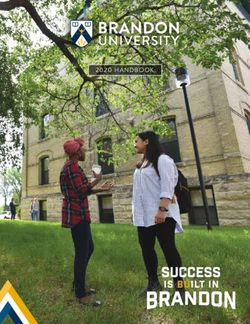 2020 HANDBOOK - Brandon University