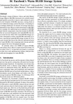 F4: Facebook's Warm BLOB Storage System