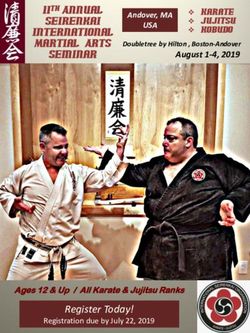 Register Today! - USA - International Seirenkai Organization
