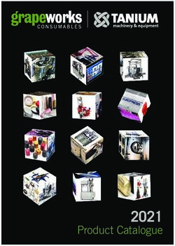 2021 Product Catalogue - Grapeworks