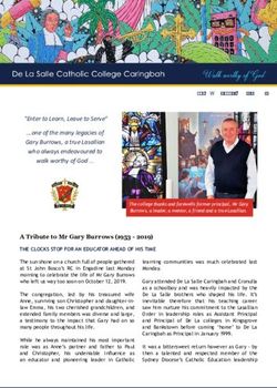 "Enter to Learn, Leave to Serve .one of the many legacies of Gary Burrows, a true Lasallian who always endeavoured to