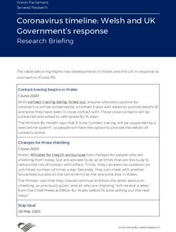 Coronavirus timeline: Welsh and UK Government's response