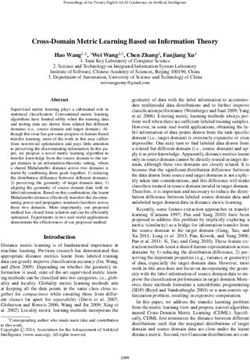 Cross-Domain Metric Learning Based on Information Theory