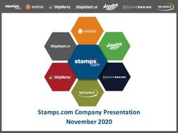 Stamps.com Company Presentation November 2020