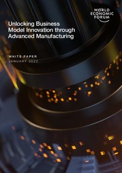 Unlocking Business Model Innovation through Advanced Manufacturing - WHITE PAPER JANUARY 2022