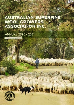 AUSTRALIAN SUPERFINE WOOL GROWERS' ASSOCIATION INC - ANNUAL 2020 2021