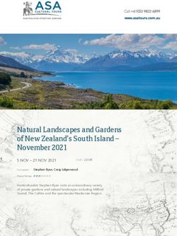 Natural Landscapes and Gardens of New Zealand's South Island - November 2021 - ASA Cultural Tours