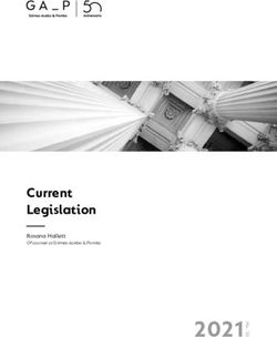 2021 Current Legislation Rosana Hallett - G&oacute;mez-Acebo & Pombo