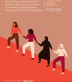Practitioner perspectives on working with young women in the criminal justice sphere: the importance of relationships - A Scottish Justice ...