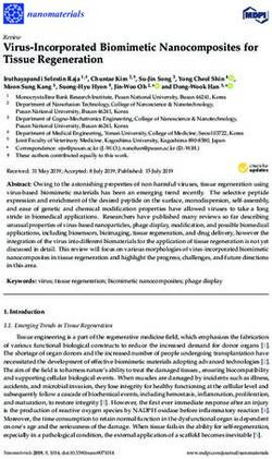 Virus-Incorporated Biomimetic Nanocomposites for Tissue Regeneration - MDPI