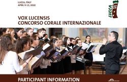 VOX LUCENSIS CONCORSO CORALE INTERNAZIONALE - PARTICIPANT INFORMATION - LUCCA, ITALY APRIL 9-13, 2022 - Interkultur