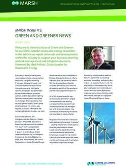 GREEN AND GREENER NEWS - ISSUE 2, 2015 - Marsh