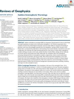 Sudden Stratospheric Warmings - Ed Gerber