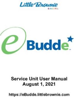 Service Unit User Manual August 1, 2021