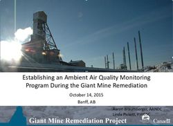 Establishing an Ambient Air Quality Monitoring Program During the Giant Mine Remediation - October 14, 2015 Banff, AB