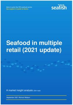 Seafood in multiple retail (2021 update) - A market insight analysis (20m read) - Seafish