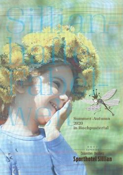 Summer -Autumn 2020 in Hochpustertal - Dolomiten ...