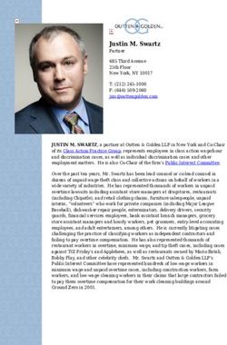 Justin M. Swartz Partner - Outten & Golden