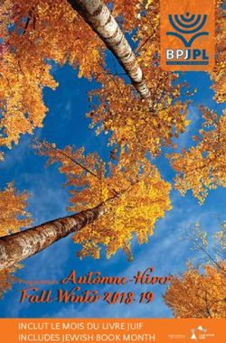Automne-Hiver Fall-Winter 2018-19 - INCLUT LE MOIS DU LIVRE JUIF INCLUDES JEWISH BOOK MONTH
