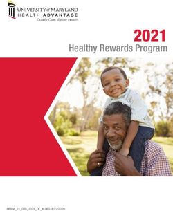 2021 HEALTHY REWARDS PROGRAM - QUALITY CARE. BETTER HEALTH - CAREFIRST MEDICARE ...