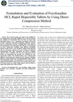 Formulation and Evaluation of Fexofenadine HCL Rapid Dispersible Tablets by Using Direct Compression Method