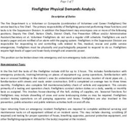 Firefighter Physical Demands Analysis