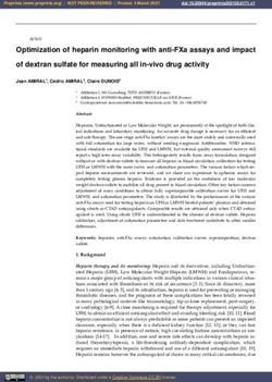 Optimization of heparin monitoring with anti-FXa assays and impact of dextran sulfate for measuring all in-vivo drug activity