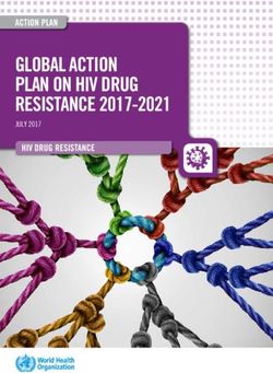 GLOBAL ACTION PLAN ON HIV DRUG RESISTANCE 2017-2021 - ACTION PLAN - HIV DRUG RESISTANCE - World ...