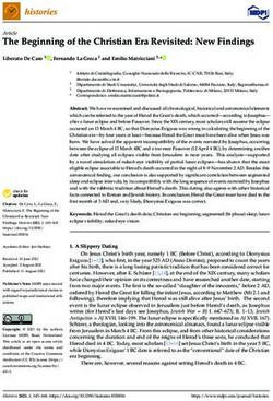 The Beginning of the Christian Era Revisited: New Findings