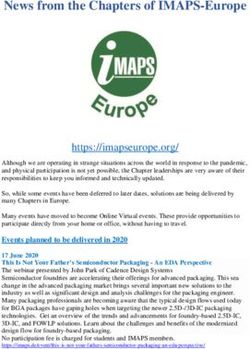4%uroile News from the Chapters of IMAPS-Europe