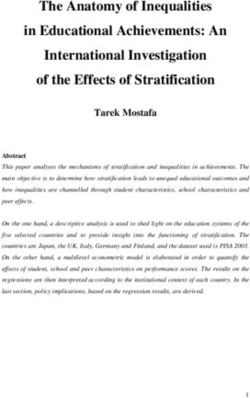 The Anatomy of Inequalities in Educational Achievements: An International Investigation of the Effects of Stratification
