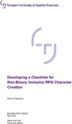 Non-Binary Inclusive RPG Character Creation - Anna Topolova BACHELOR'S THESIS