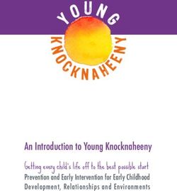 Getting every child's life off to the best possible start - An Introduction to Young Knocknaheeny