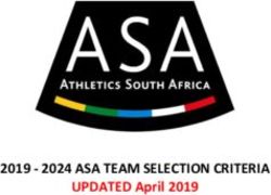 2019 2024 ASA TEAM SELECTION CRITERIA - UPDATED April 2019 - 2024 ASA TEAM SELECTION CRITERIA UPDATED ...