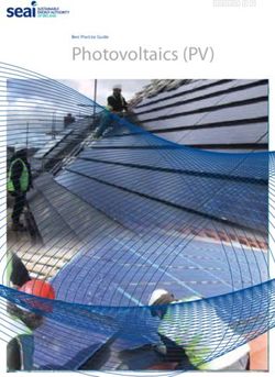 Photovoltaics (PV) Best Practice Guide - SEAI