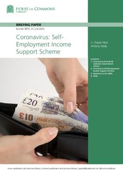 Coronavirus: Self-Employment Income Support Scheme