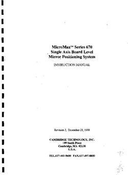 MicroMax Series 670 Single Axis Board Level Mirror Positioning System - INSTRUCTION MANUAL