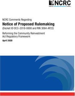 Notice of Proposed Rulemaking - NCRC Comments Regarding Reforming the Community Reinvestment Act Regulatory Framework - National Community ...