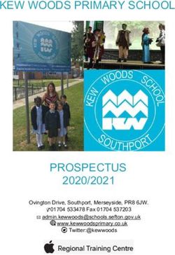 KEW WOODS PRIMARY SCHOOL - PROSPECTUS 2020/2021 01704 533478 Fax 01704 537203 Ovington Drive, Southport, Merseyside, PR8 6JW.